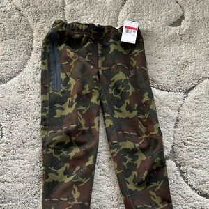 Nike Kids Camo Joggers - Green and Brown
